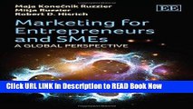 [Popular Books] Marketing for Entrepreneurs and SMEs: A Global Perspective FULL eBook
