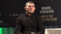 Khabib Nurmagomedov holds Q&A with rabid fans in Brooklyn