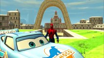 Spiderman and Lightning McQueen on Island Adventure Nursery Rhymes A SuperheroSchool
