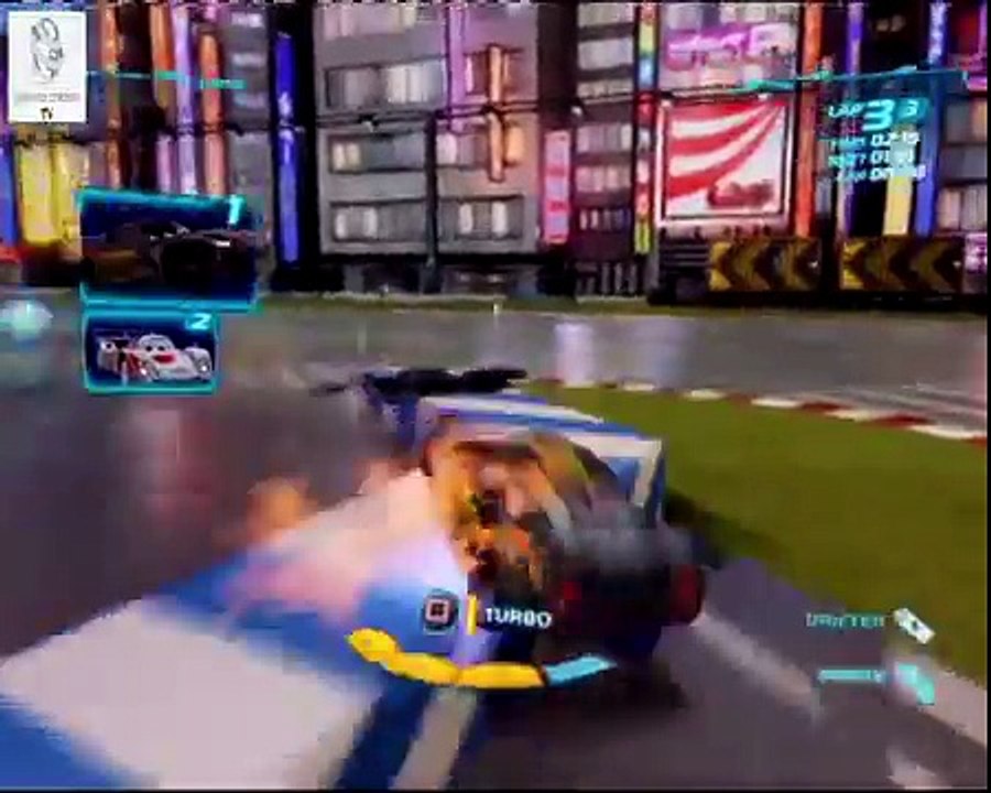 Cars 2 Game - London Race Carbon Fiber Lightning Mcqueen - Ginza Sprint - Disney Car Games