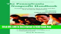 [Popular Books] The Pennsylvania Nonprofit Handbook: Everything You Need to Know To Start and Run