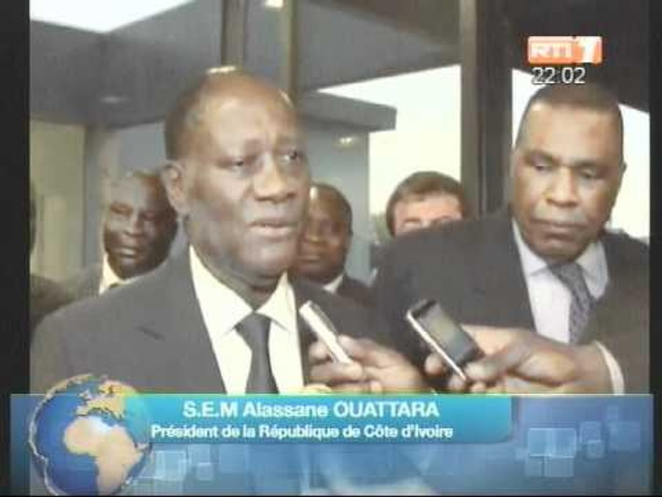 Le président  Alassane Ouattara a entamé ce mardi une visite de travail à Bruxelles, en Belgique
