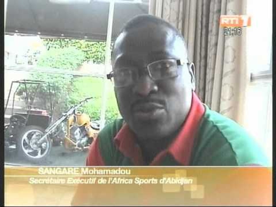 Ambiance du match Africa Sport - AFAD chez KONE Cheick Oumar PCA de l'Africa