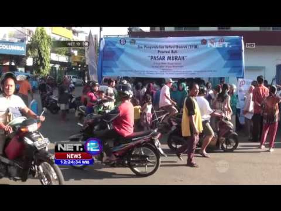 Antrean Panjang Warga Serbu Operasi Pasar Daging Murah - NET12