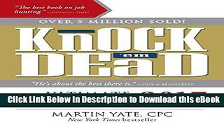 [Read Book] Knock  em Dead 2017: The Ultimate Job Search Guide Kindle