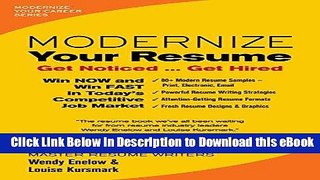 [Read Book] Modernize Your Resume (Modernize Your Career) Kindle