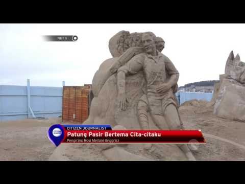 Patung Pasir Jumbo di Inggris - NET5