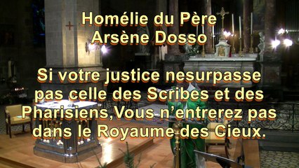 Homélie du Père  Arsène Dosso