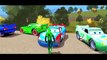 SPIDERMAN NURSERY RHYMES & Disney Pixar Cars Colors! Smash Cars Party - Children Songs