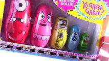 Play Doh YO GABBA GABBA Stacking Cups Surprise Eggs For Children Learn Colors Nesting Poupées Russe