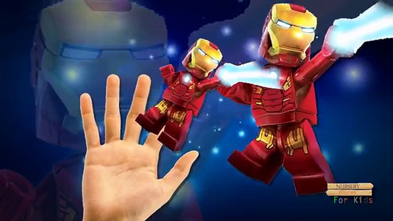 Finger Family Children Nursery Rhymes Spiderman Hulk Captain America Cartoons | Finger Family Rhymes
