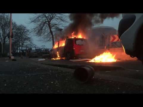 Violence Flares at Police Brutality Protest in Paris Suburb