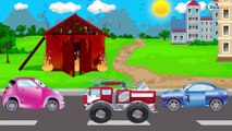 Fire Truck Cartoon for kids. Fire in the Car Garbage. Cartoons for children 46 Episode