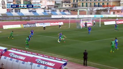 ΑΟΚ-Λεβαδειακός 1-0 (Highlights) 20η Αγωνιστική