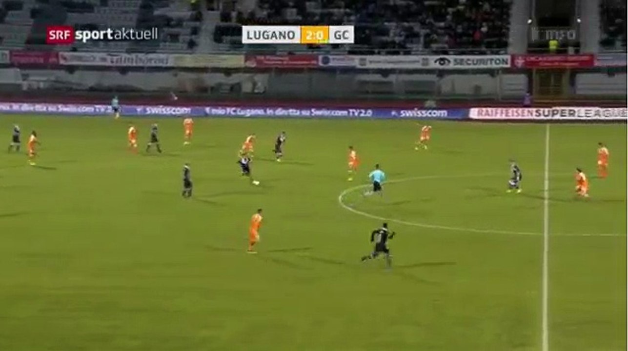 FC Lugano 3:0  Grashhopers Zürich (Swiss Super League 11 February 2017)