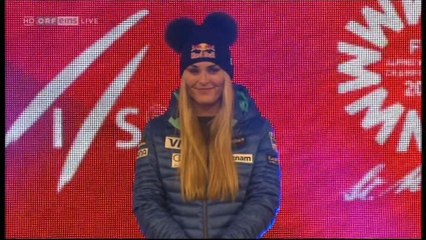 Downhill Award Ceremony St.Moritz 2017 (Bronze Medal)