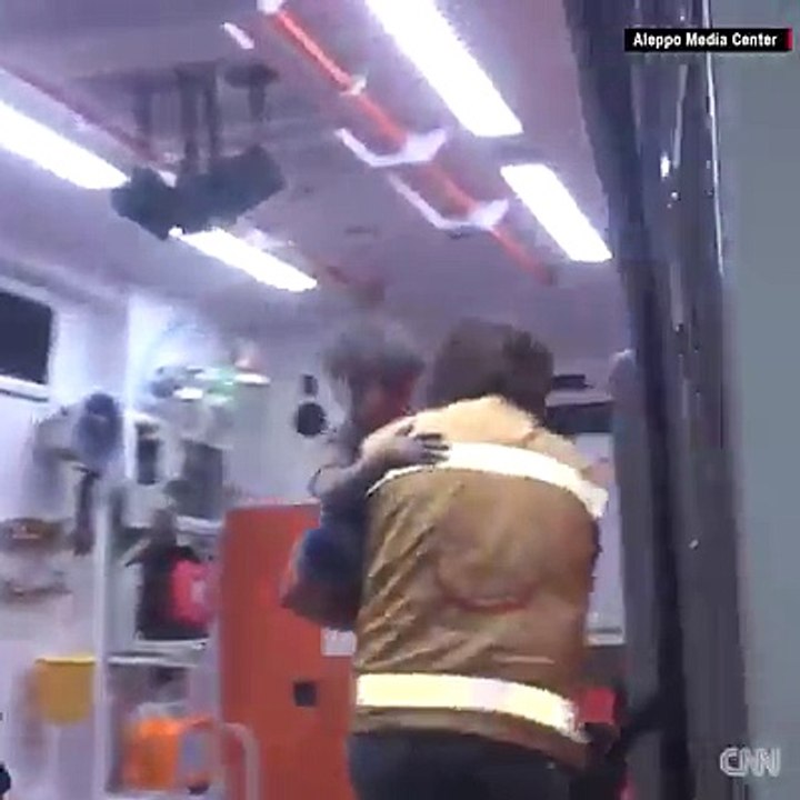 i got tears in my eyes when i see this baby was rescured by volunteers May Allah Help our Syrian Brothers