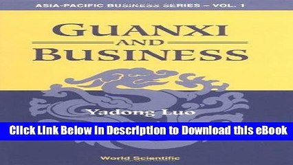 [Read Book] Guanxi and Business (Asia-Pacific Business Series) Kindle