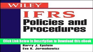 [Read Book] IFRS Policies and Procedures Kindle