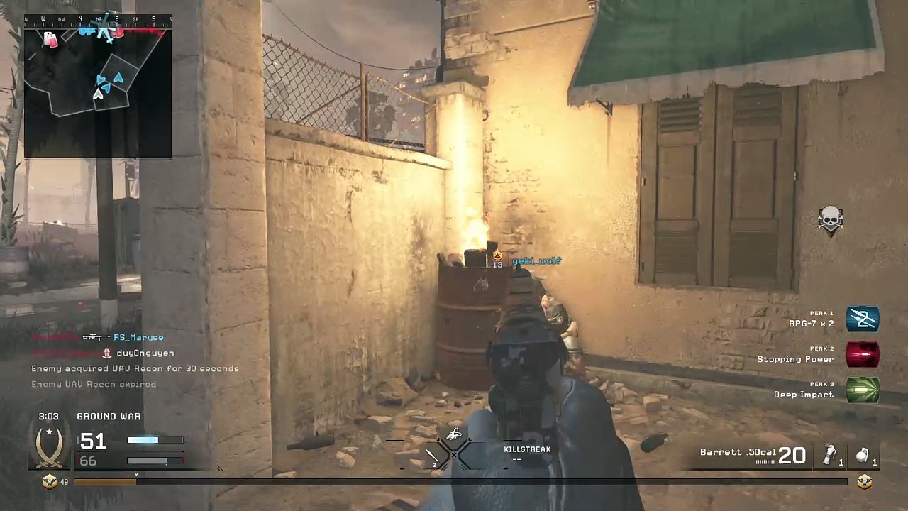 Missed bullet