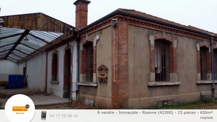 A vendre - Immeuble - Roanne (42300) - 15 pièces - 650m²