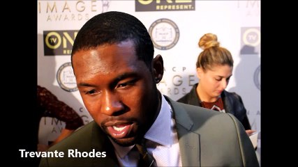 Trevante Rhodes of Moonlight at 2017 NAACP Image Awards Nominations Luncheon