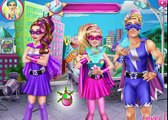 Игры для девочек—Поцелуй Супер Барби—Смотреть Мультфильмы Игры Для Детей