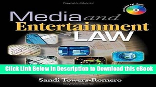 [Read Book] Media and Entertainment Law Kindle