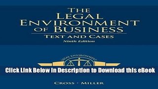 EPUB Download The Legal Environment of Business: Text and Cases Mobi