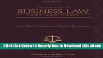 [Read Book] Business Law: Text and Cases: Legal, Ethical, Global, and Corporate Environment Online