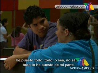 Discusión entre Laura Cortés y Oscar