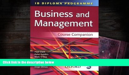 Read Online IB Business and Management Course Companion (IB Diploma Programme) For Ipad