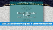 [Read Book] Real Estate Law (Real Estate Law (Seidel, George)) Kindle