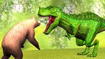 Bear cartoons For Children Bear Vs Dinosaur Fight Dinosaur movies For Children Funny Animals vis