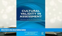 BEST PDF  Cultural Validity in Assessment: Addressing Linguistic and Cultural Diversity (Language,