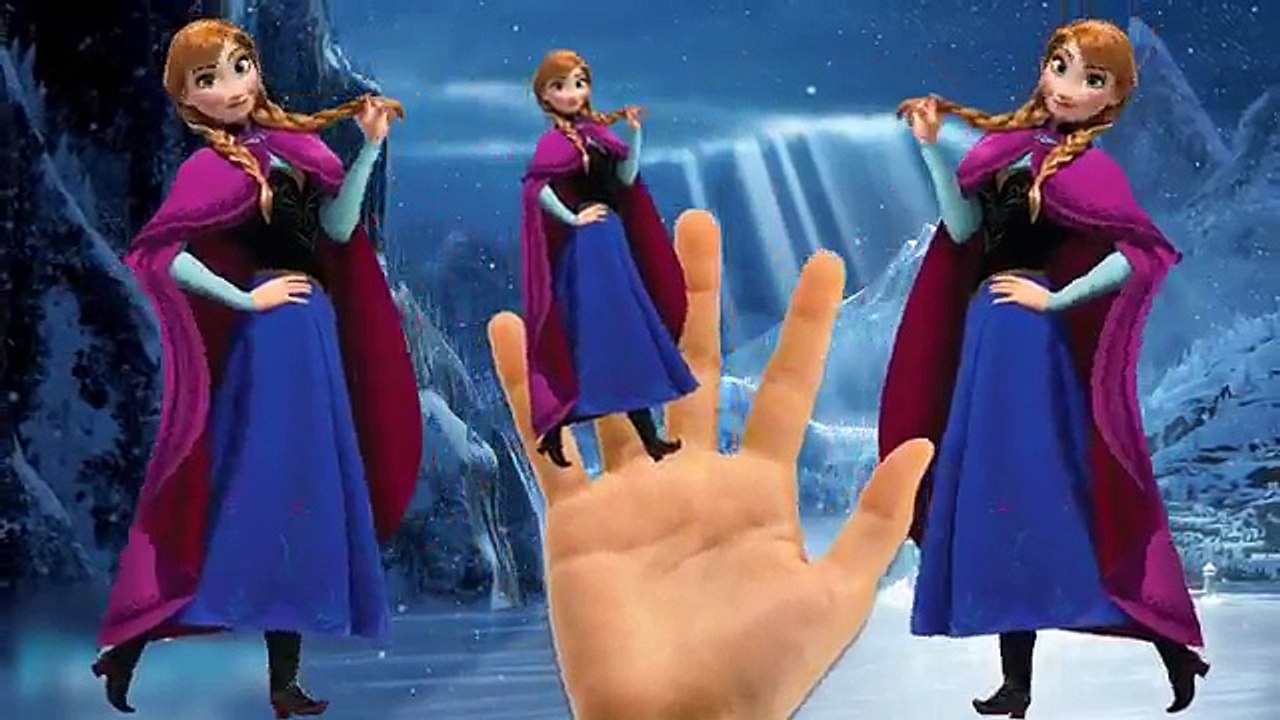 Frozen Finger Family Nursery Rhymes | Frozen Cartoons Finger Family Rhymes For Children Songs