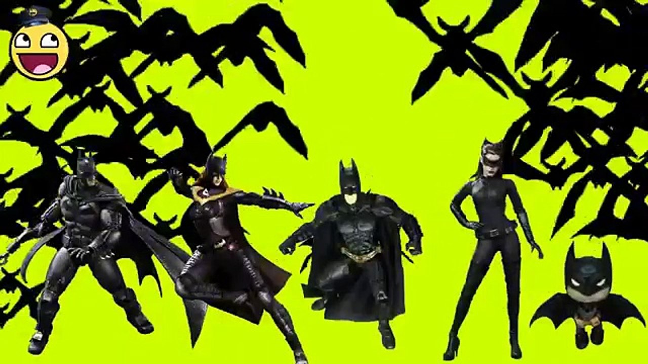 2D Video | Batman Finger Family Nursery Rhymes | The Finger Family Song