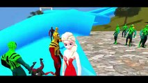 Frozen Elsa & Spiderman Colors and Ramone Disney Cars Pool Party Nursery Rhymes Itsy Bitsy Spider