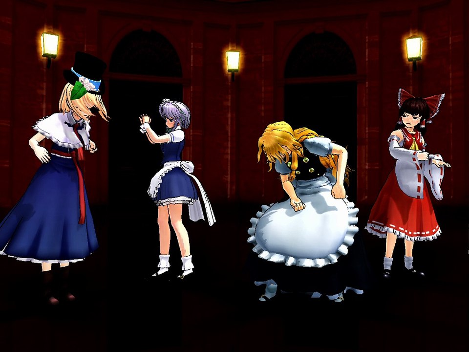 東方MMDでウーミンを再現したかった。