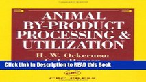 Read Book Animal By-Product Processing   Utilization Full eBook