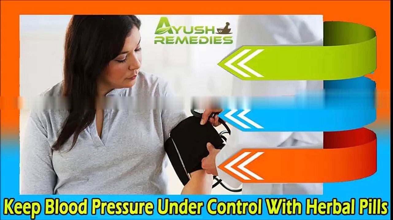 Keep Blood Pressure Under Control With Herbal Pills
