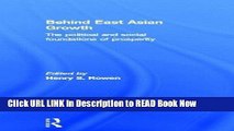 [Popular Books] Behind East Asian Growth: The Political and Social Foundations of Prosperity Book