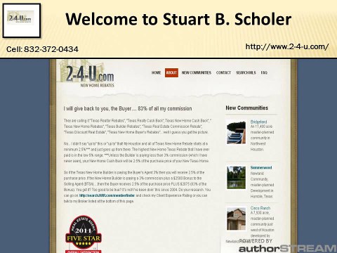 Texas offers 2.5% Real Estate commission Rebates