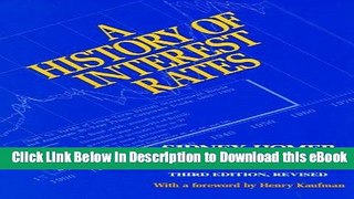 [Read Book] A History of Interest Rates: Third Edition, Revised Kindle