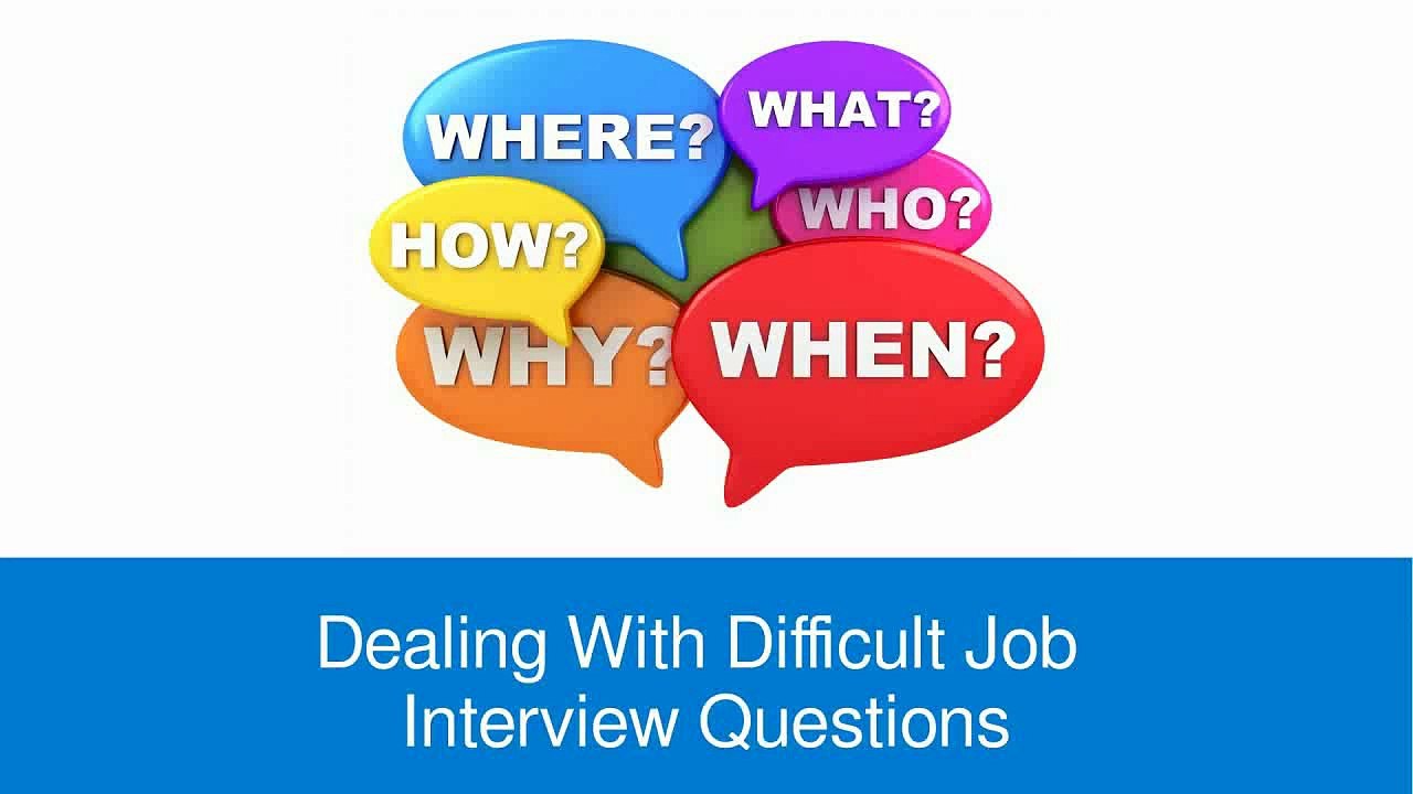 William Almonte - How to Answer Tough Interview Questions
