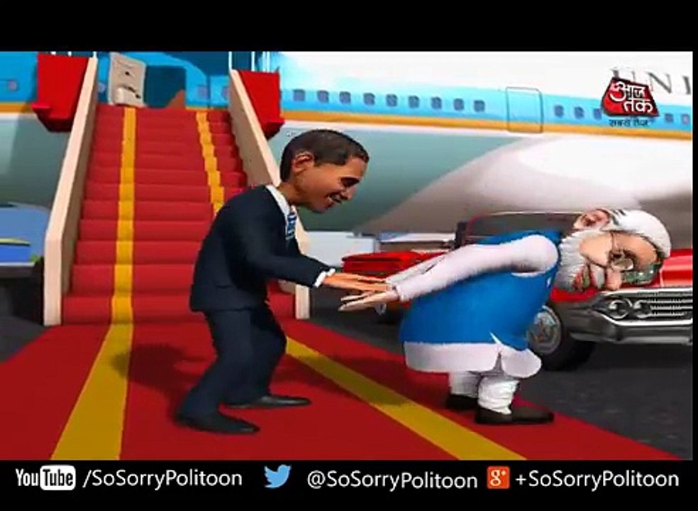 Modi sings  America se aaya mera dost , welcomes Obama