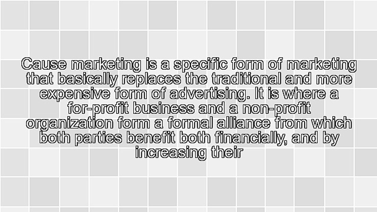 Understanding Cause Marketing