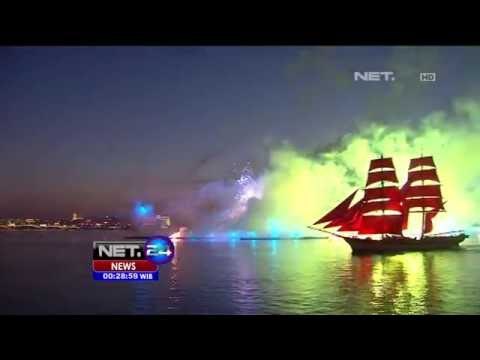 Pesta Kembang Api Spektakuler Merayakan Kelulusan Sekolah di Rusia - NET24