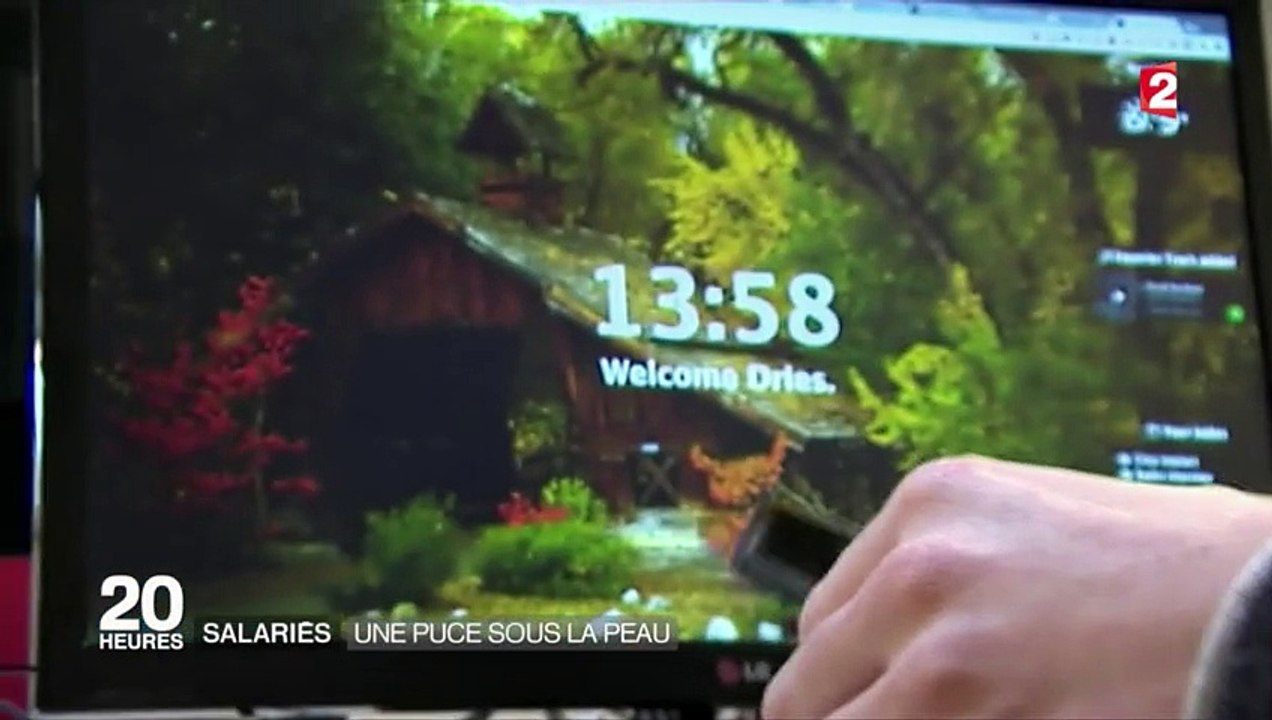 8 salariés belges ont remplacé leur badge par l’implantation d’une puce électronique - vidéo Dailymotion