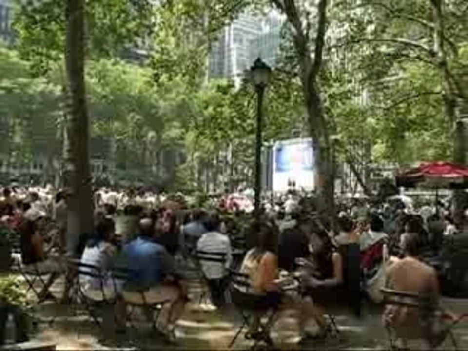 Extraits des comédies musicales de Broadway à Bryant Park